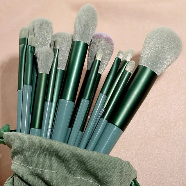 13 Pcs Makeup Cosmetic Brushes Set Soft and Fine