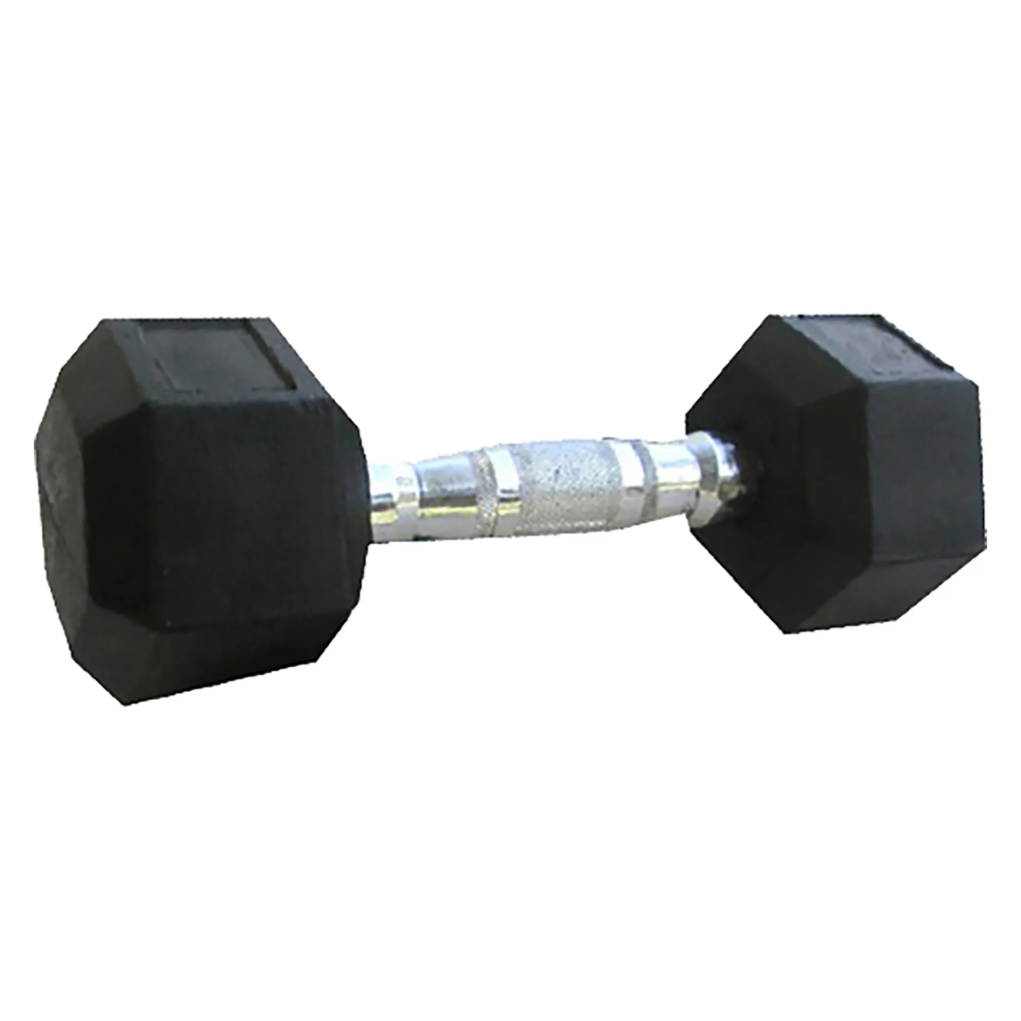 17.5Kg Rubber Hex Dumbbell