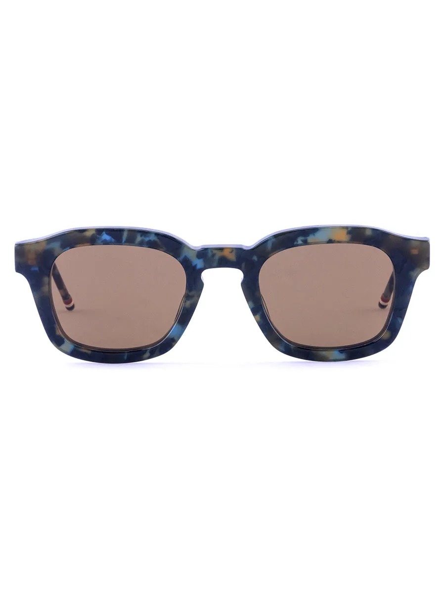 412A-416 Navy Tortoise Rectangular Sunglasses