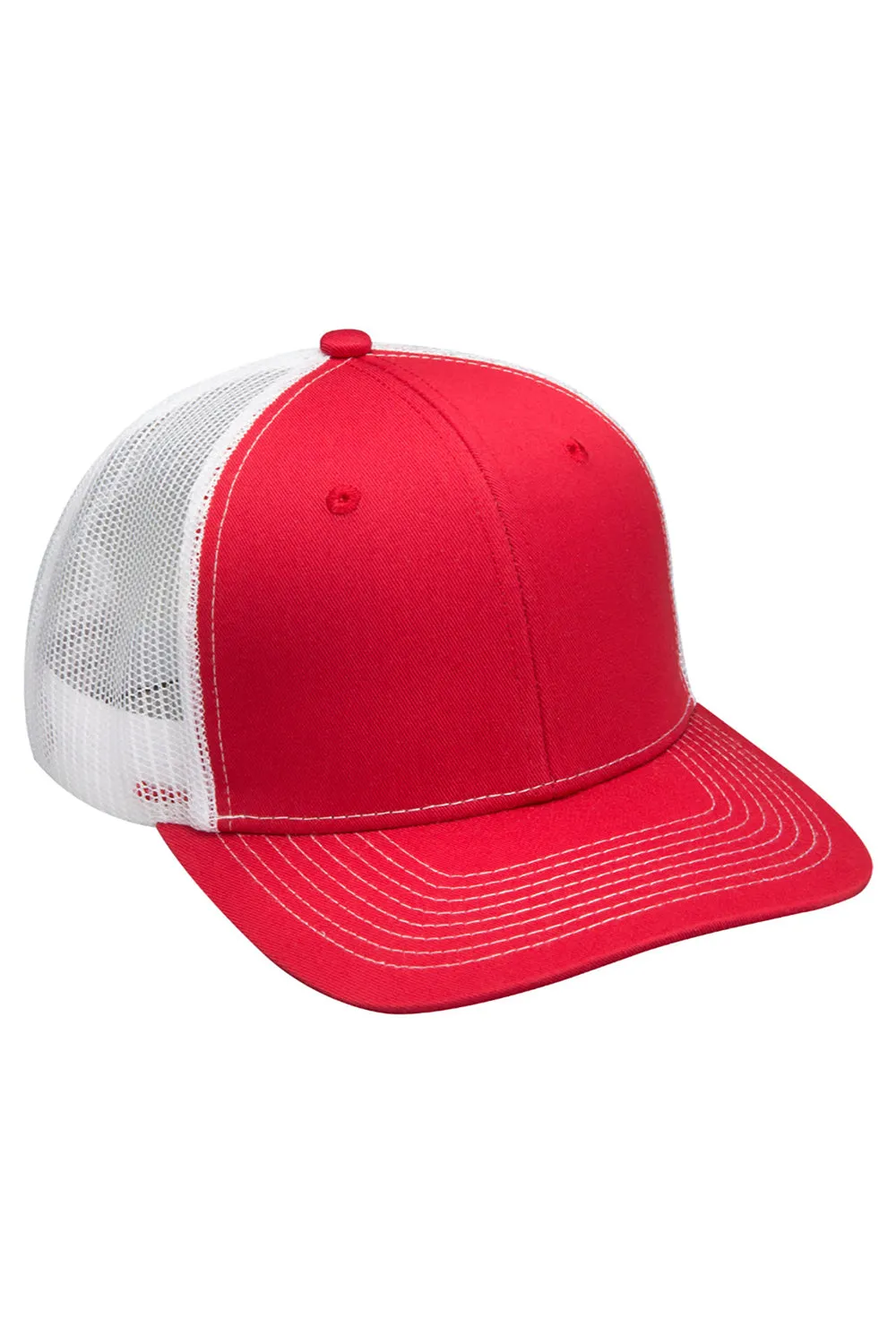 Adams Mens Eclipse Adjustable Hat - Red/White