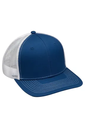 Adams Mens Eclipse Adjustable Hat - Royal Blue/White