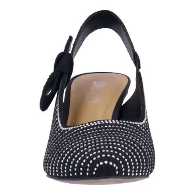 ADILENE-BLACK FABRIC/RHINESTONES | J Renee