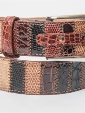 Alligator & Lizard Combo Belt