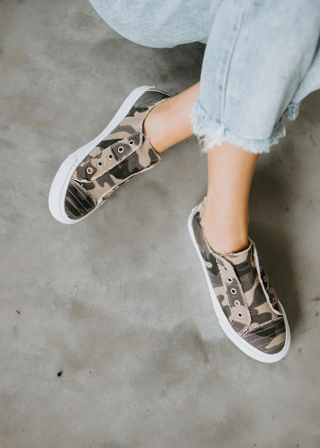 Ashlee Camo Sneakers FINAL SALE