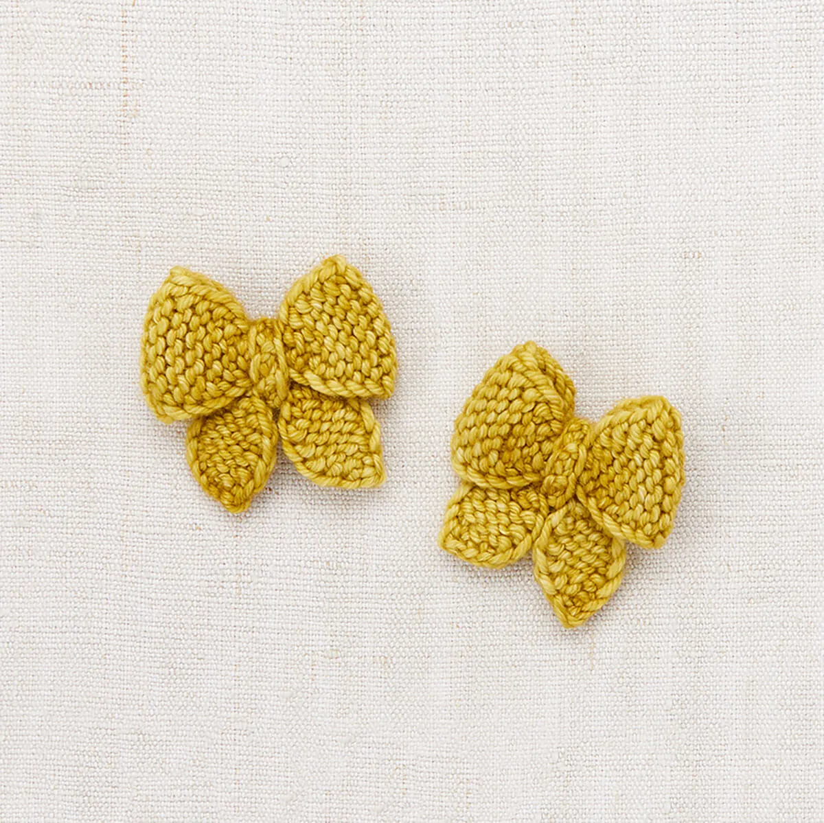 Baby Puff Bow Set in Citron by Misha & Puff