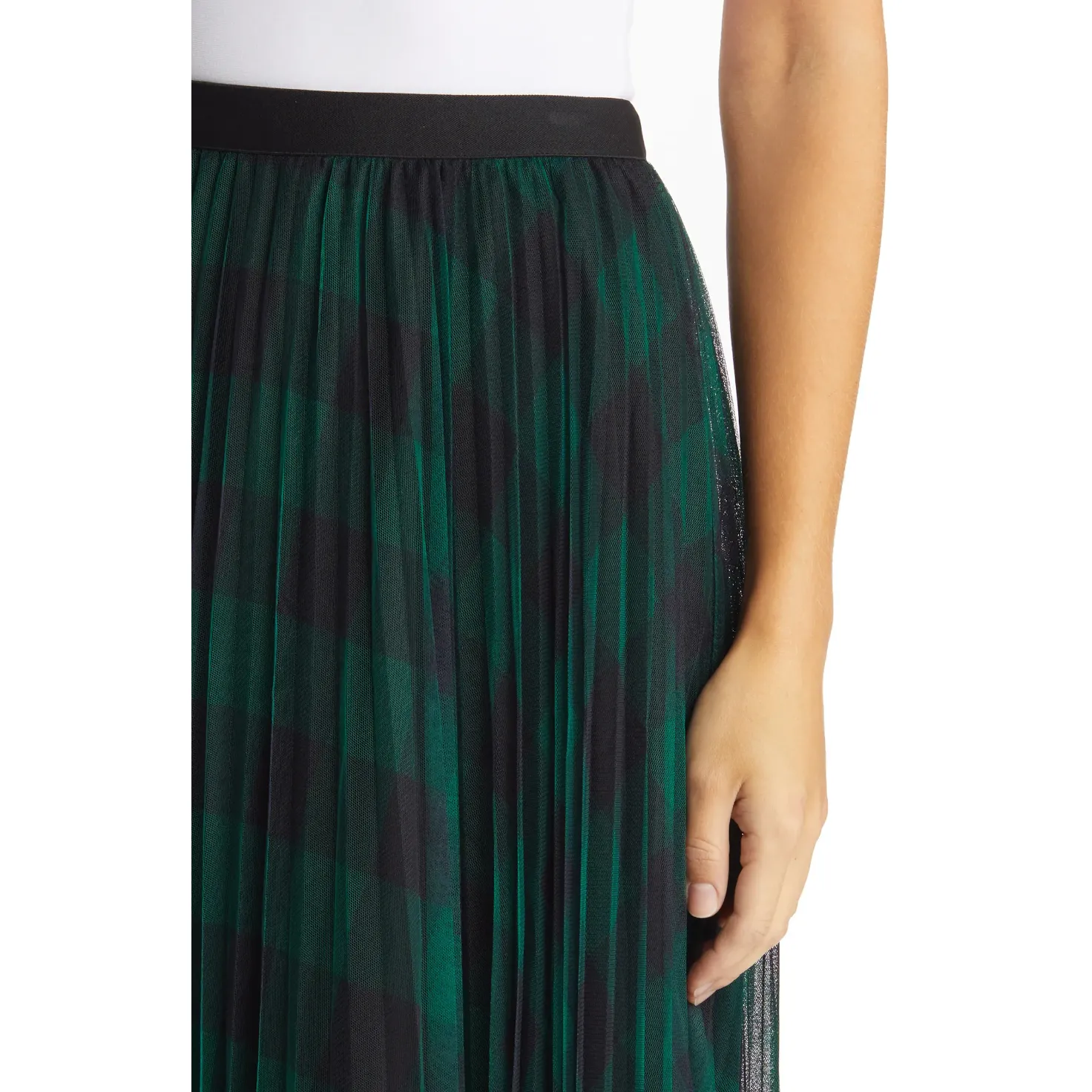 Belinda Plaid A-Line Skirt