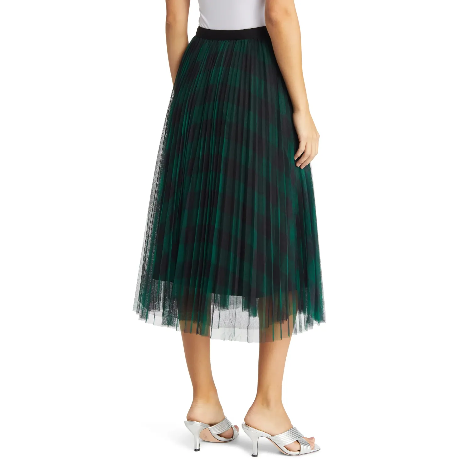 Belinda Plaid A-Line Skirt