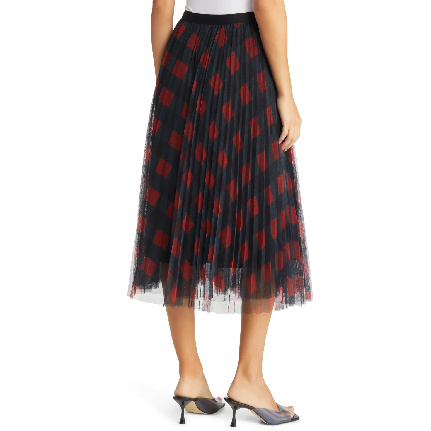 Belinda Plaid A-Line Skirt