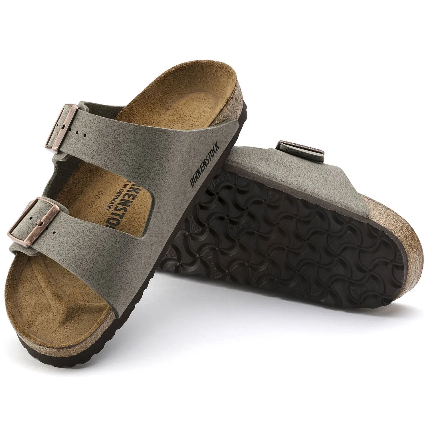 Birkenstock Arizona 151213 Birko-Flor Nubuk Stone