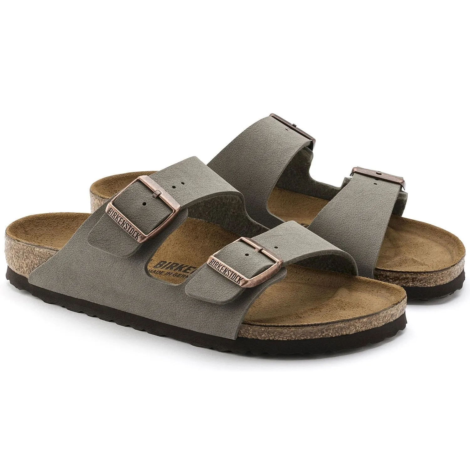 Birkenstock Arizona 151213 Birko-Flor Nubuk Stone