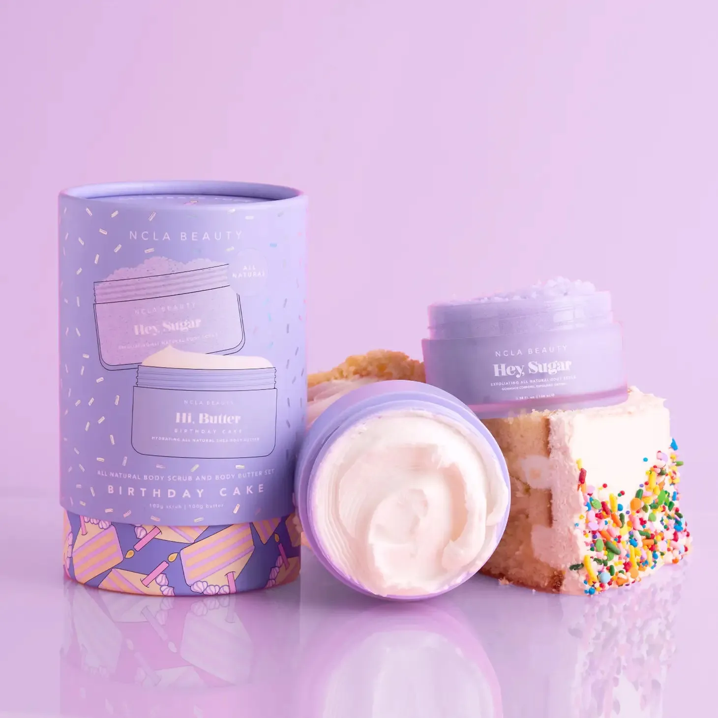 Birthday Cake Body Scrub   Body Butter Gift Set