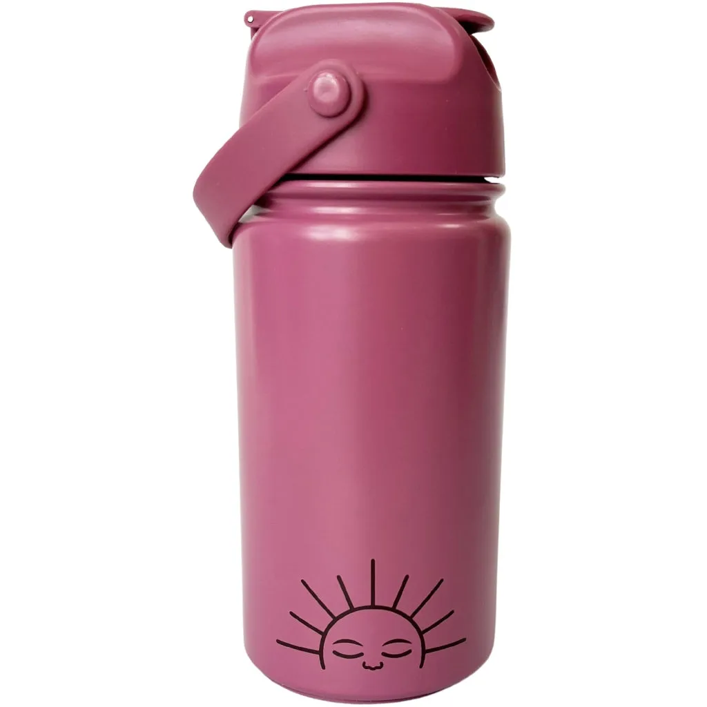 Bite   Sip Thermo Water Bottle | 14oz - Mauve Rose