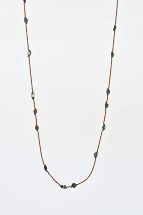 Blue Diamonds Necklace