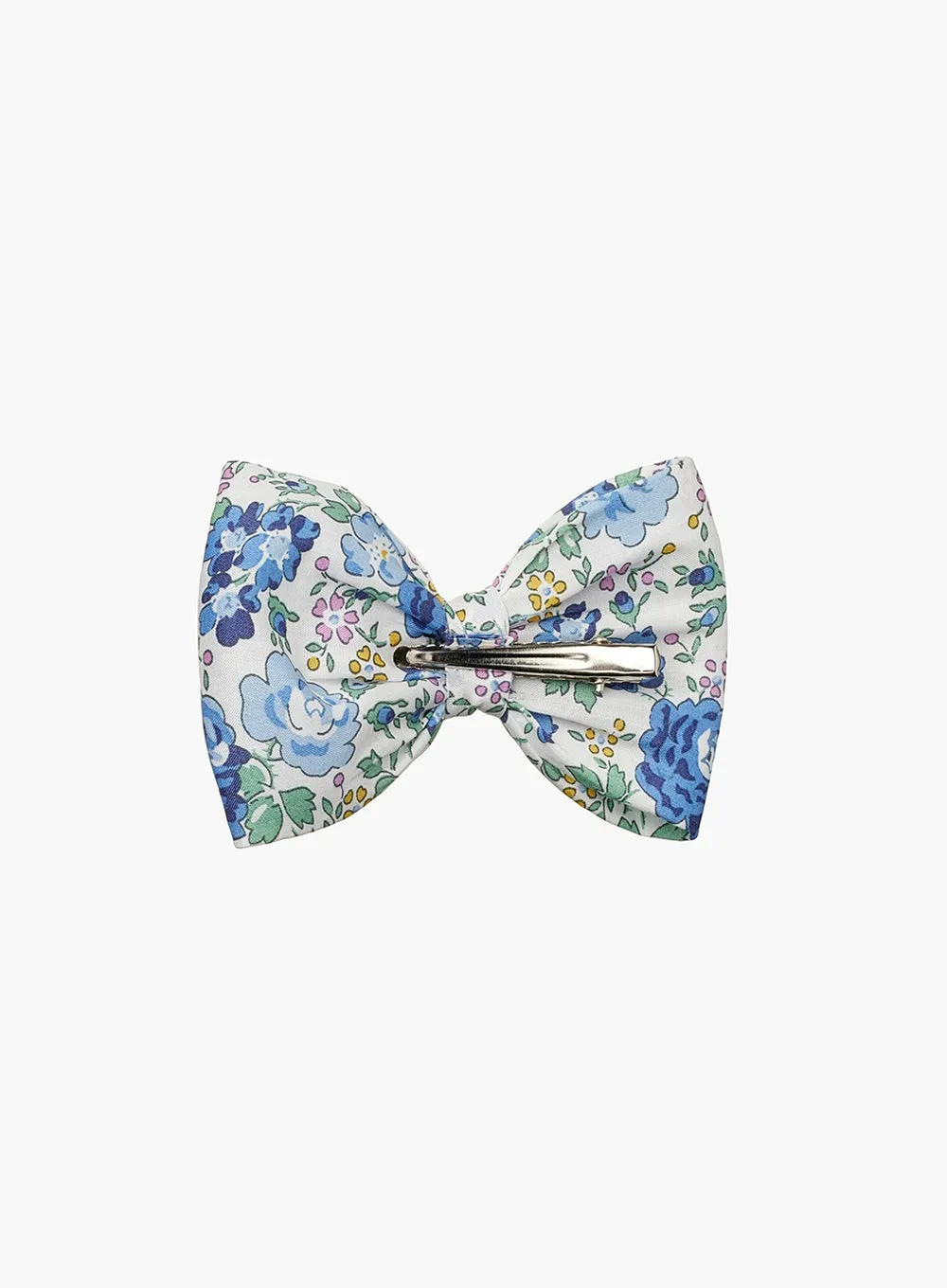 Bow Hair Clip in Blue Felicite