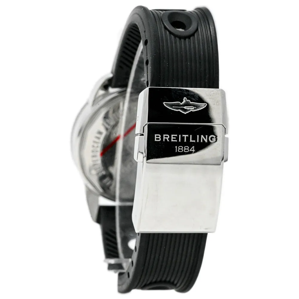 Breitling Superocean Heritage Stainless Steel 38mm Black Stick Dial Watch Reference #: A37320