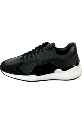 Buscemi Men's Run 2 Black Suede Sneakers SAMPLE