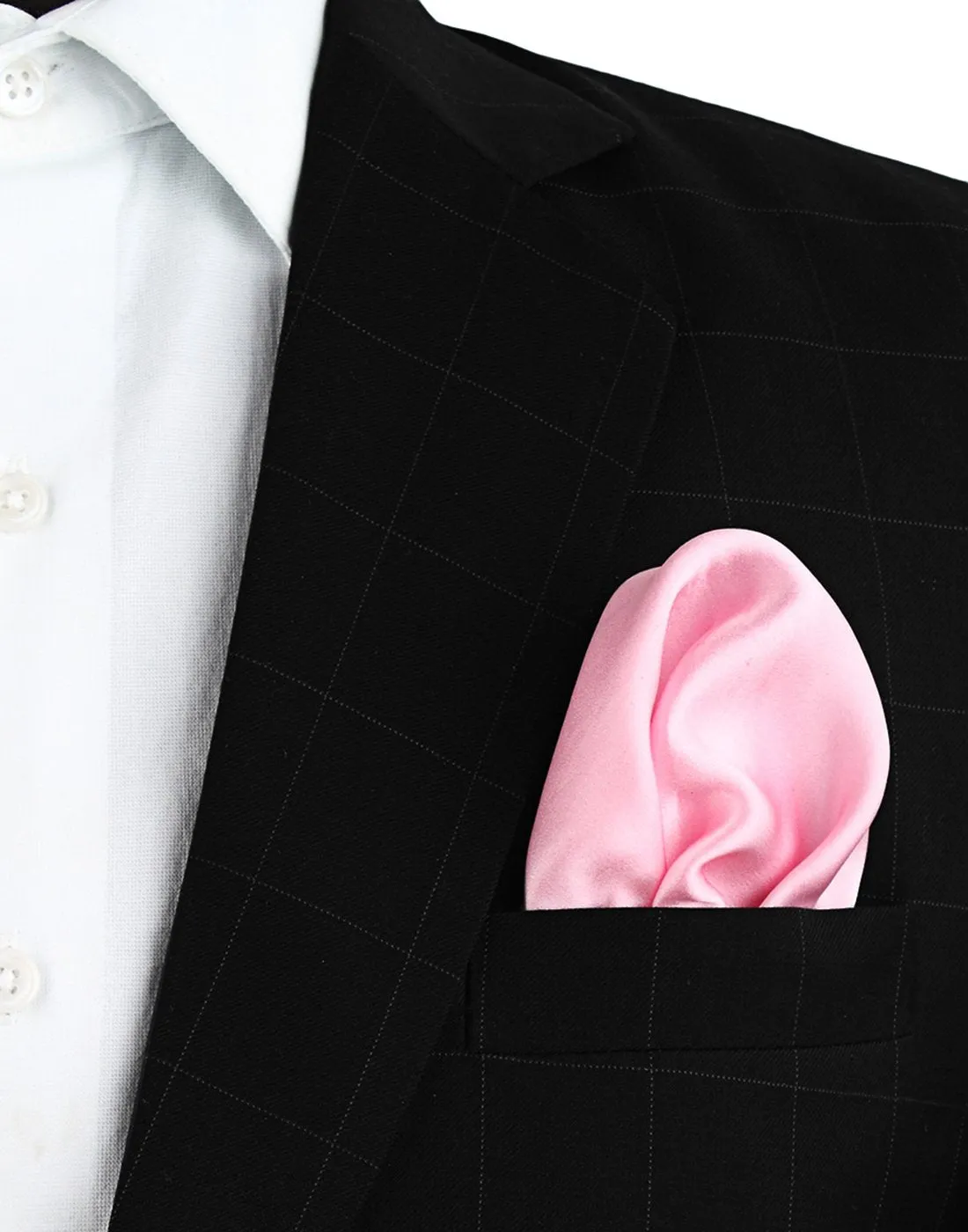 Chokore Pink Pocket Square - the Solids line