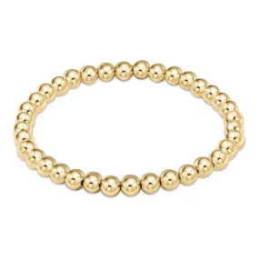 classic gold 5mm bead bracelet by enewton