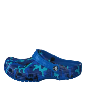 Classic Printed Clog K Bright Cobalt