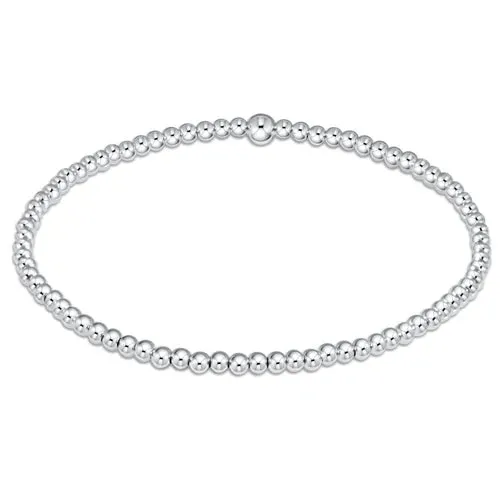 classic sterling 2.5mm bead bracelet by enewton