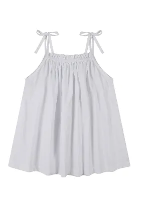 Cotton sundress / WHITE