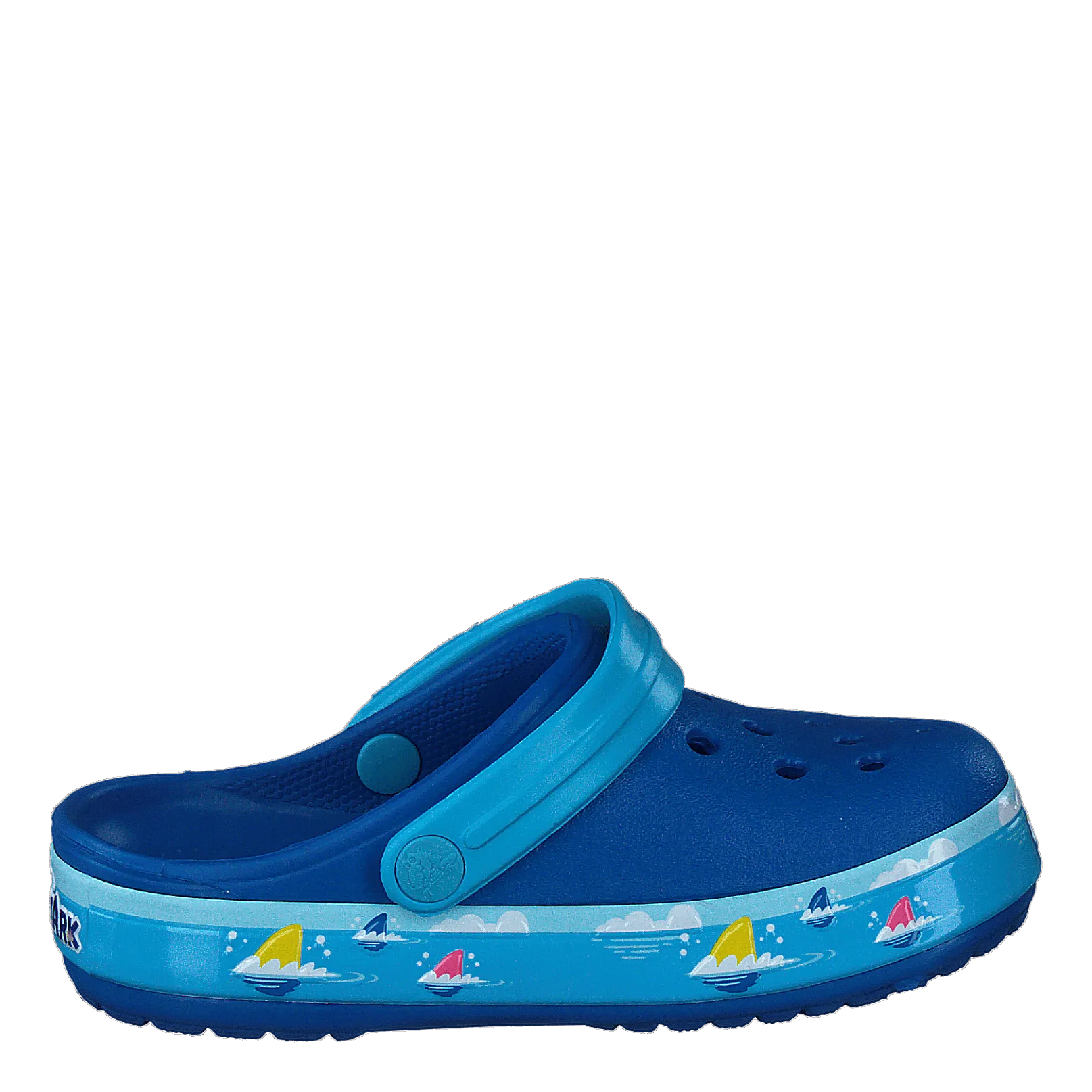 Crocsflbaby Shark Band Clog T Bright Cobalt