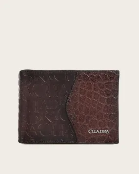 Dark Brown exotic wallet