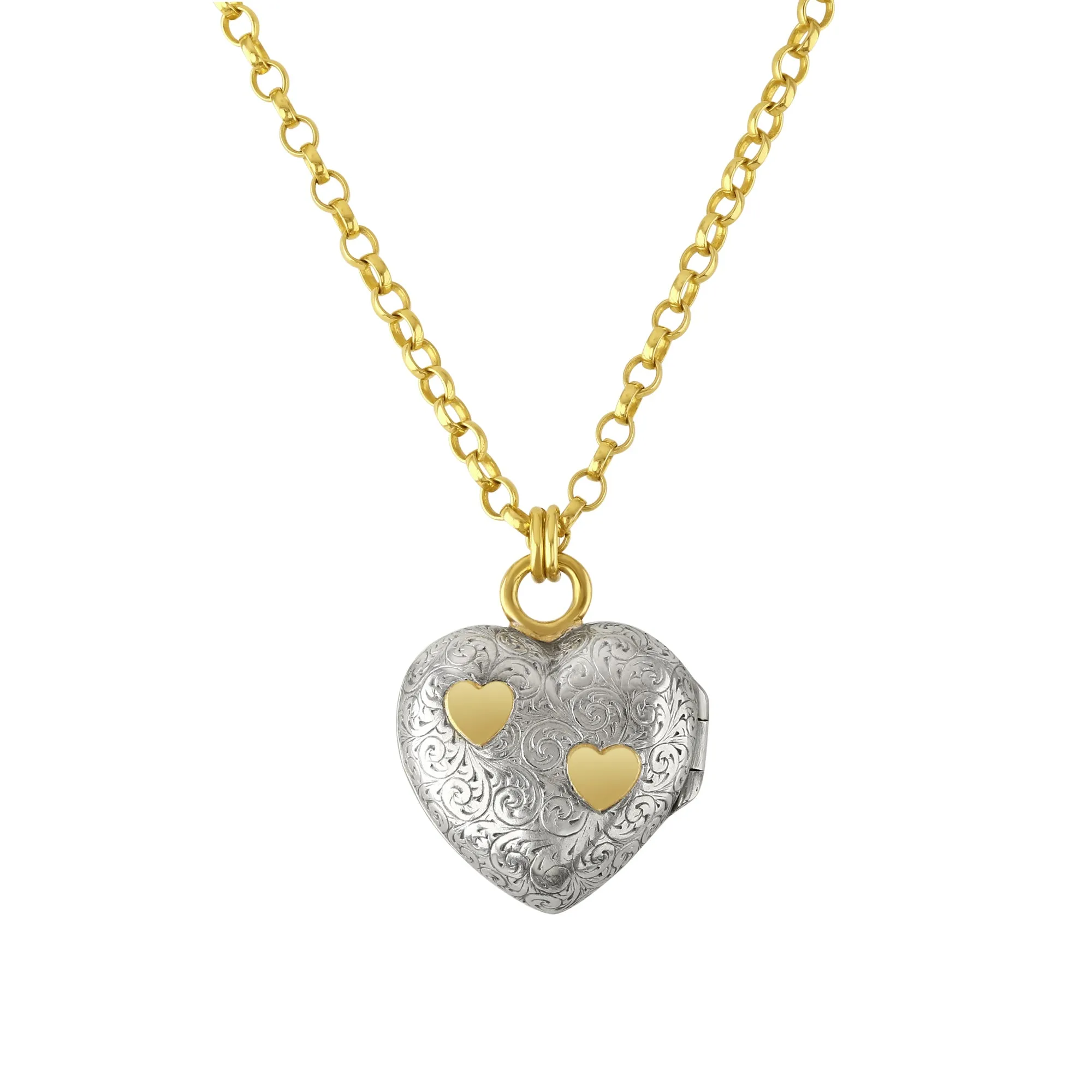 Diamond Love Locket Necklace