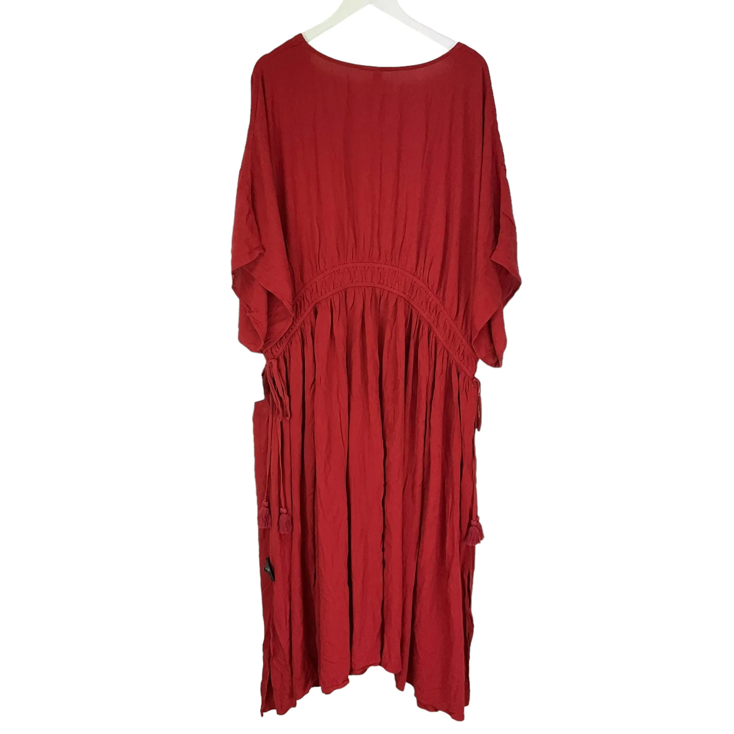 Dress Casual Maxi By Knox Rose In Red, Size: 3x