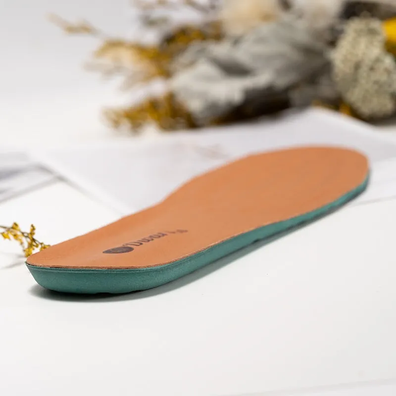 Dwarves Naturally Tanned Genuine Leather Insoles with Massage Design