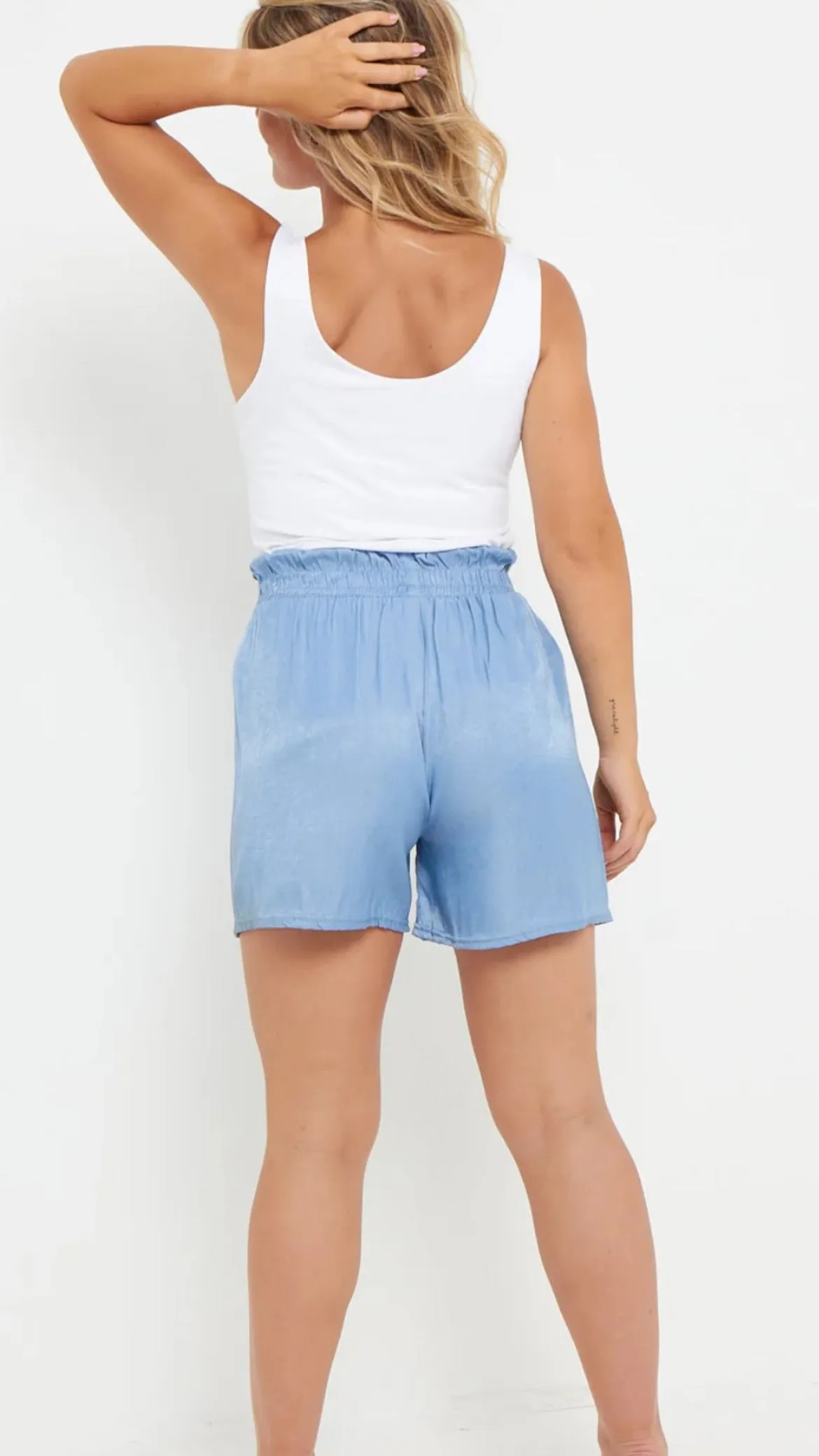 Ella Super Soft Straight Leg Denim Shorts