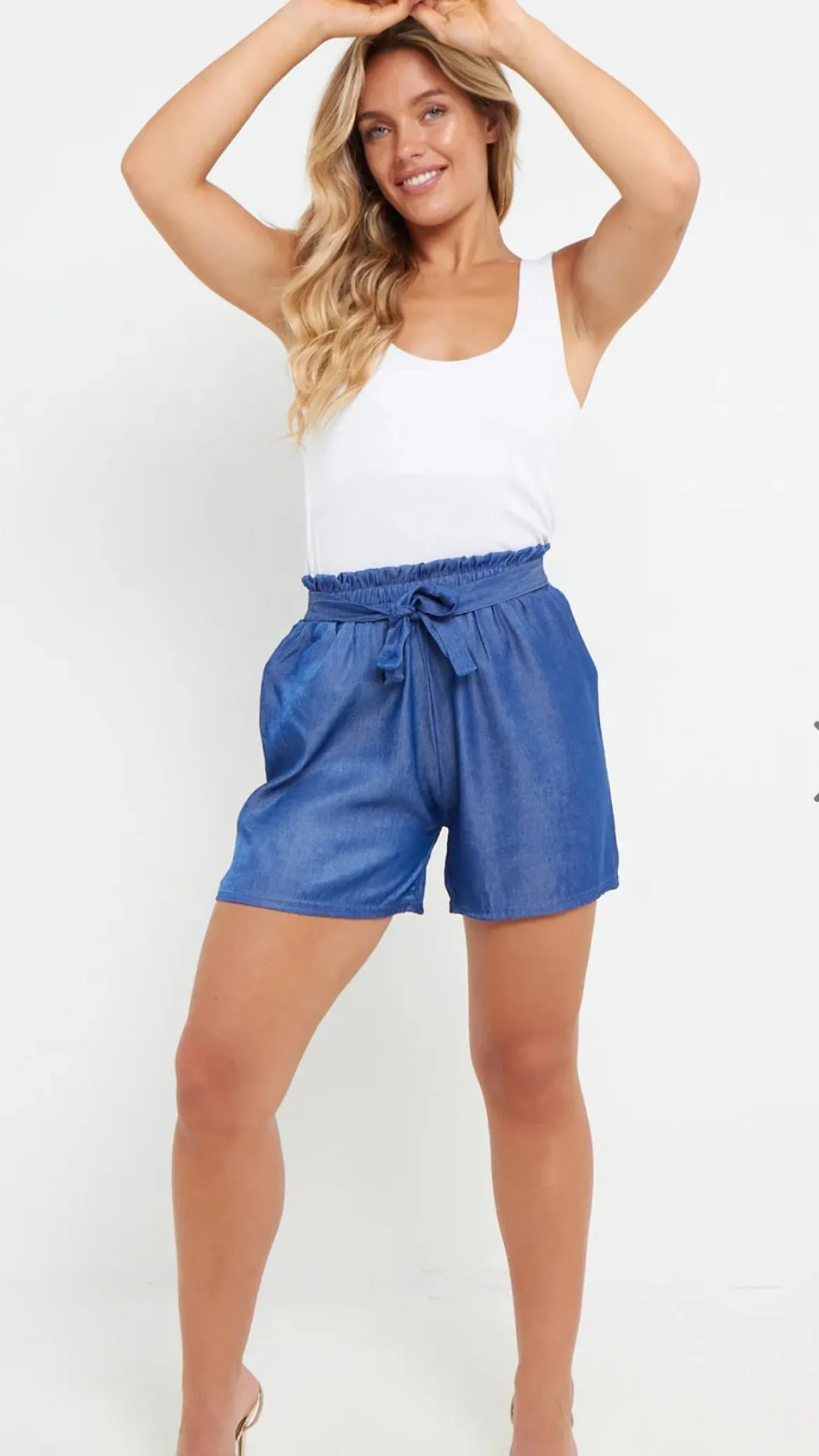 Ella Super Soft Straight Leg Denim Shorts