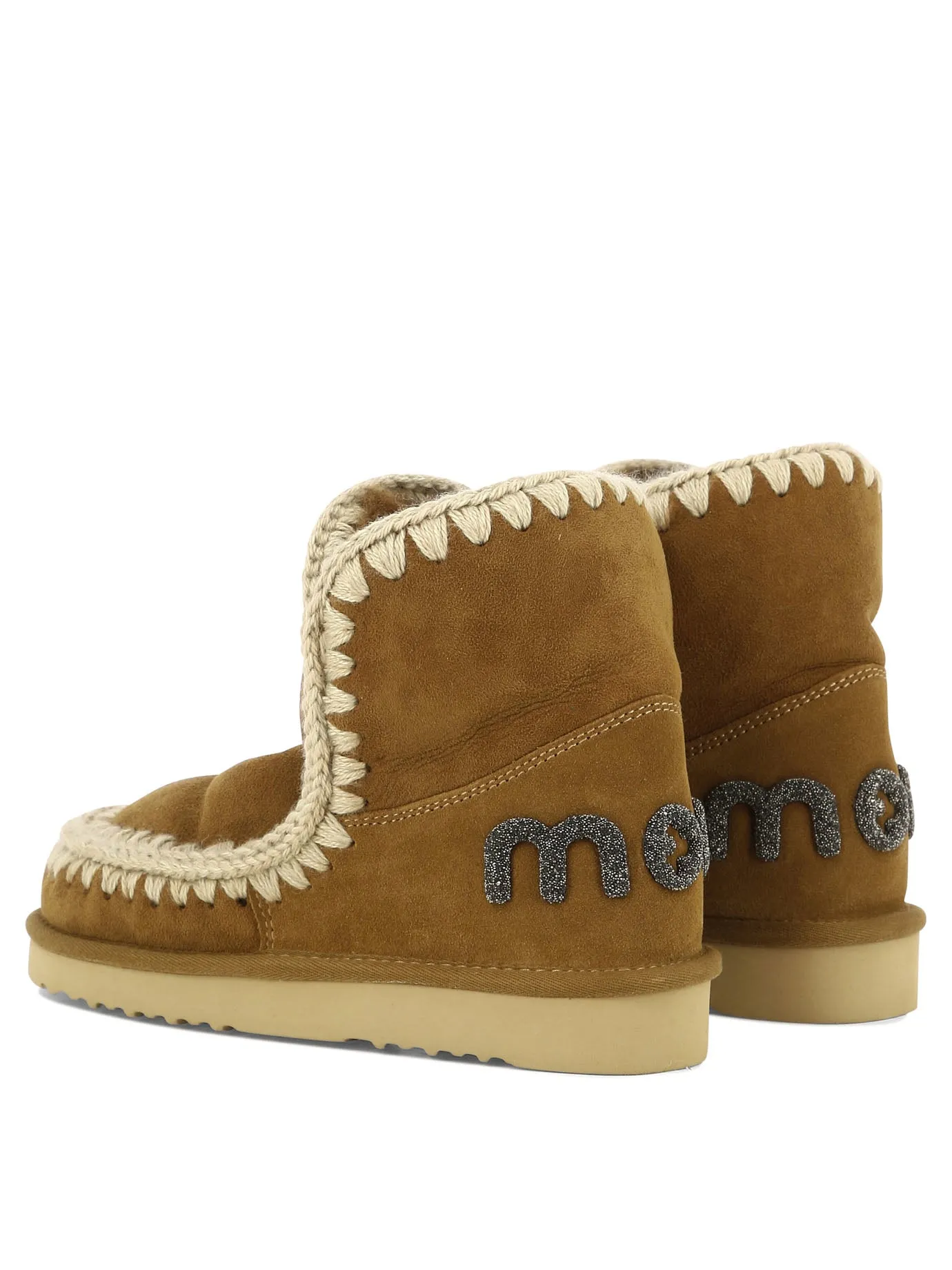 ESKIMO 18 GLITTER LOGO ANKLE BOOTS