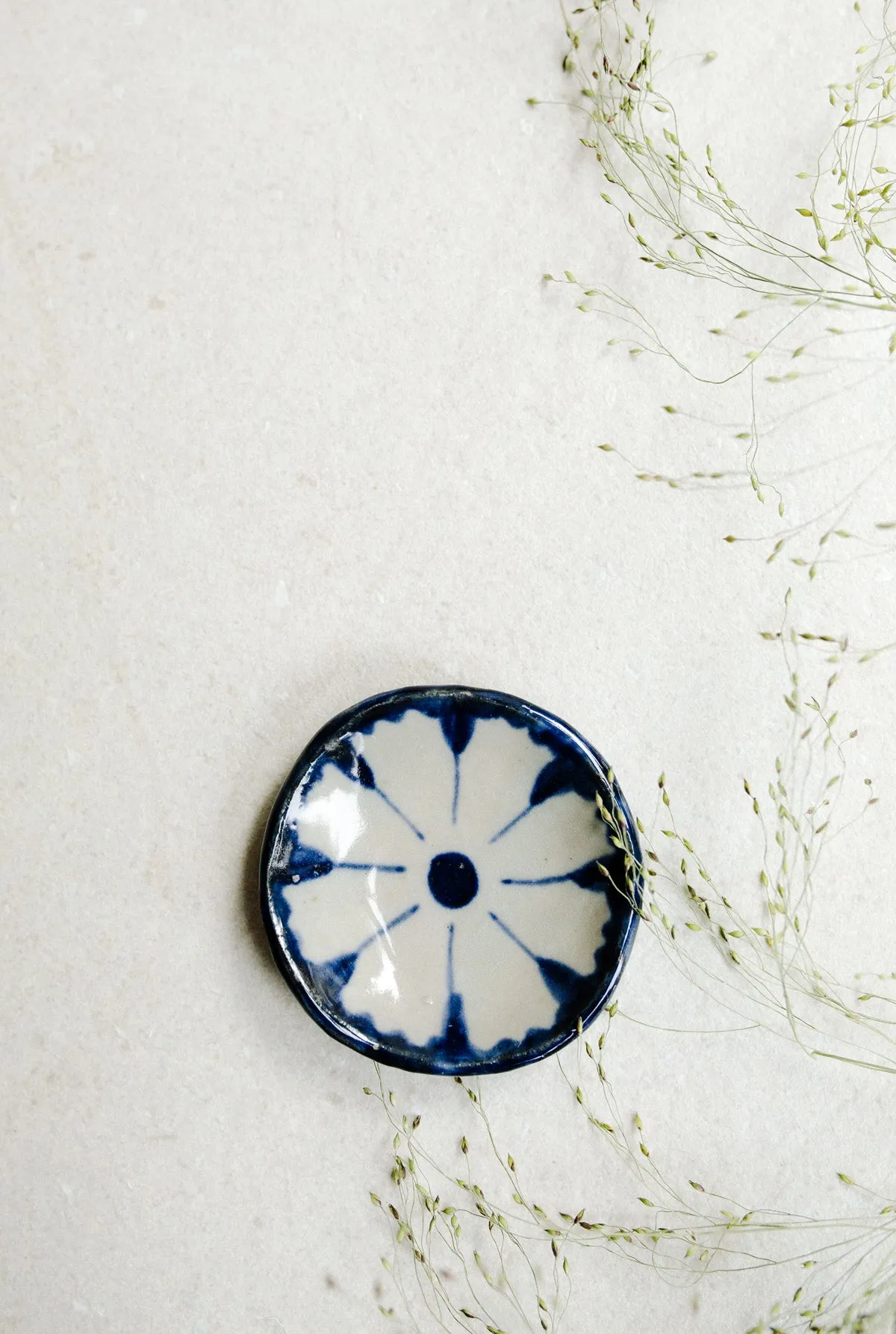 Floral Dish, Painted - Extra Small