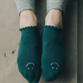 Happy Grip Sock - Dark Green