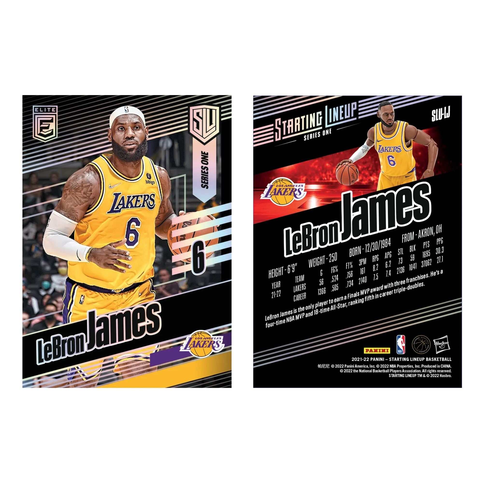 Hasbro Starting Lineup NBA Series 1 LeBron James Figure