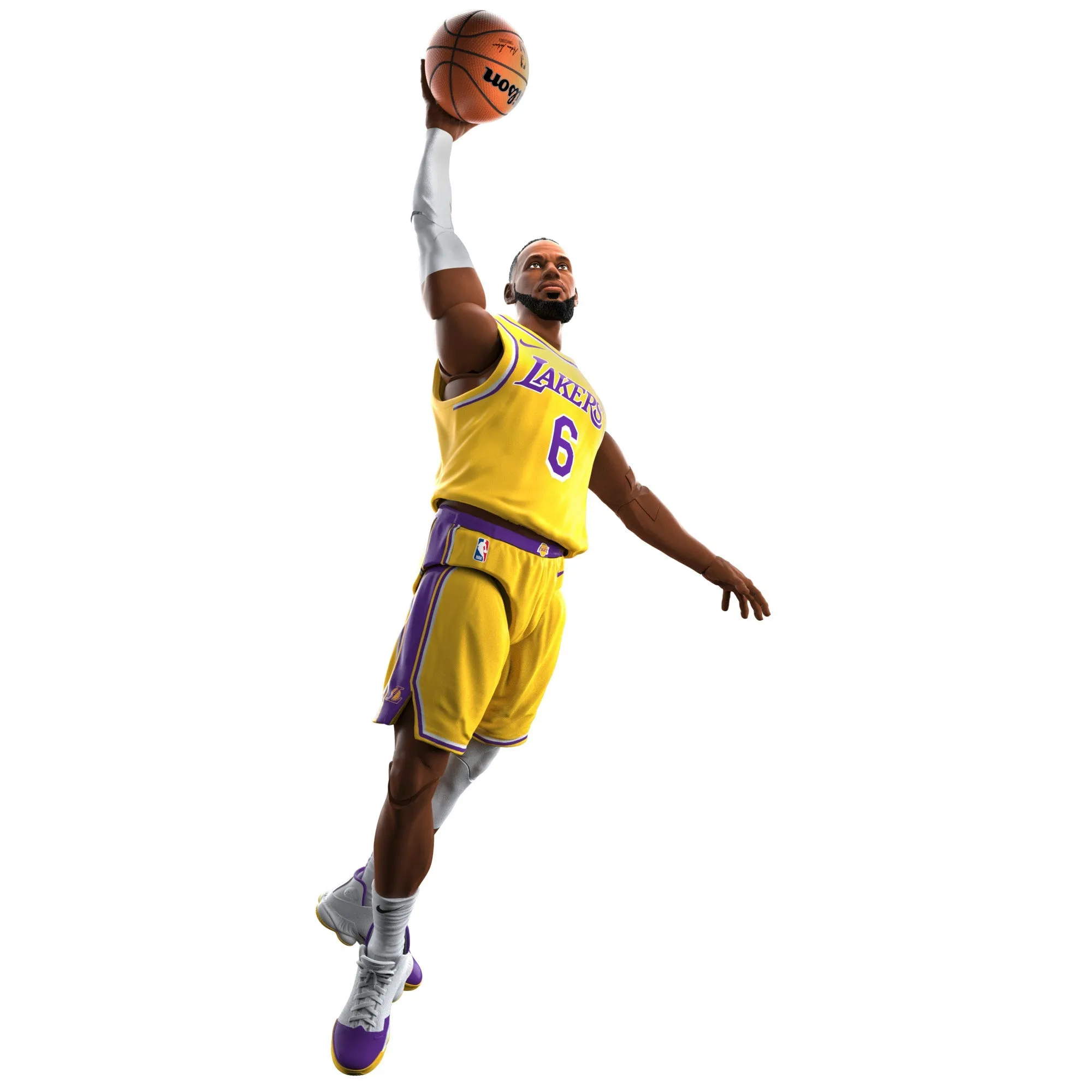 Hasbro Starting Lineup NBA Series 1 LeBron James Figure