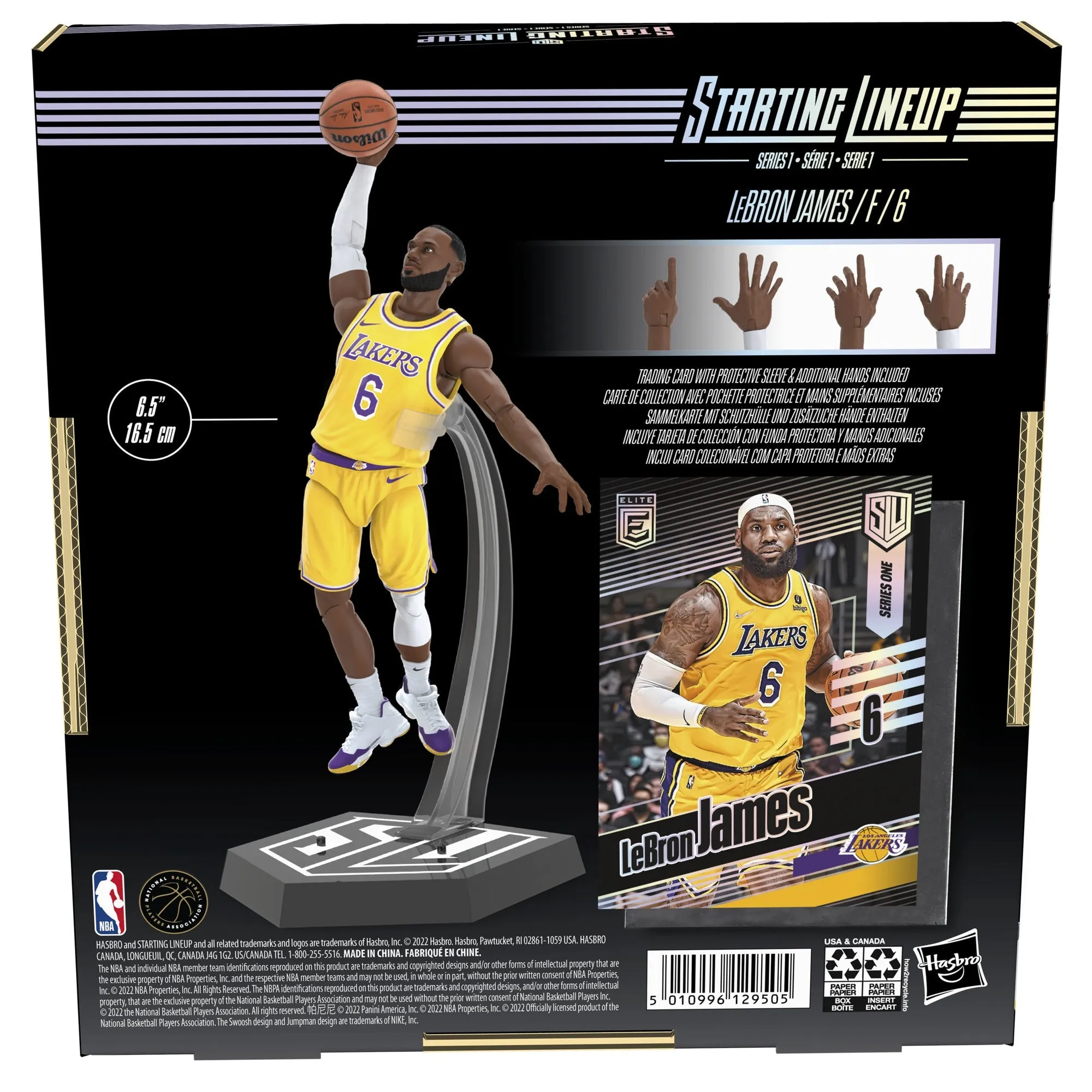 Hasbro Starting Lineup NBA Series 1 LeBron James Figure