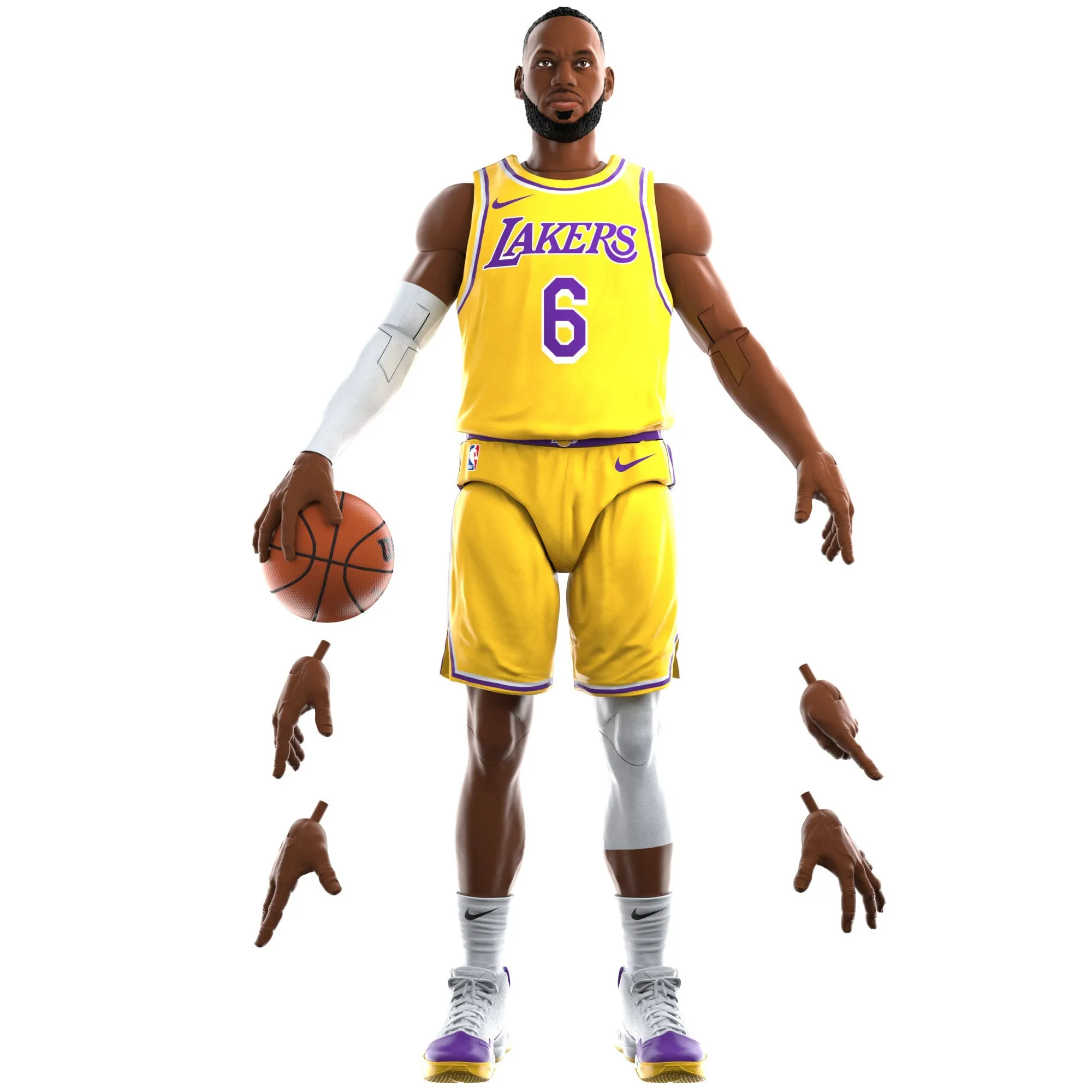 Hasbro Starting Lineup NBA Series 1 LeBron James Figure