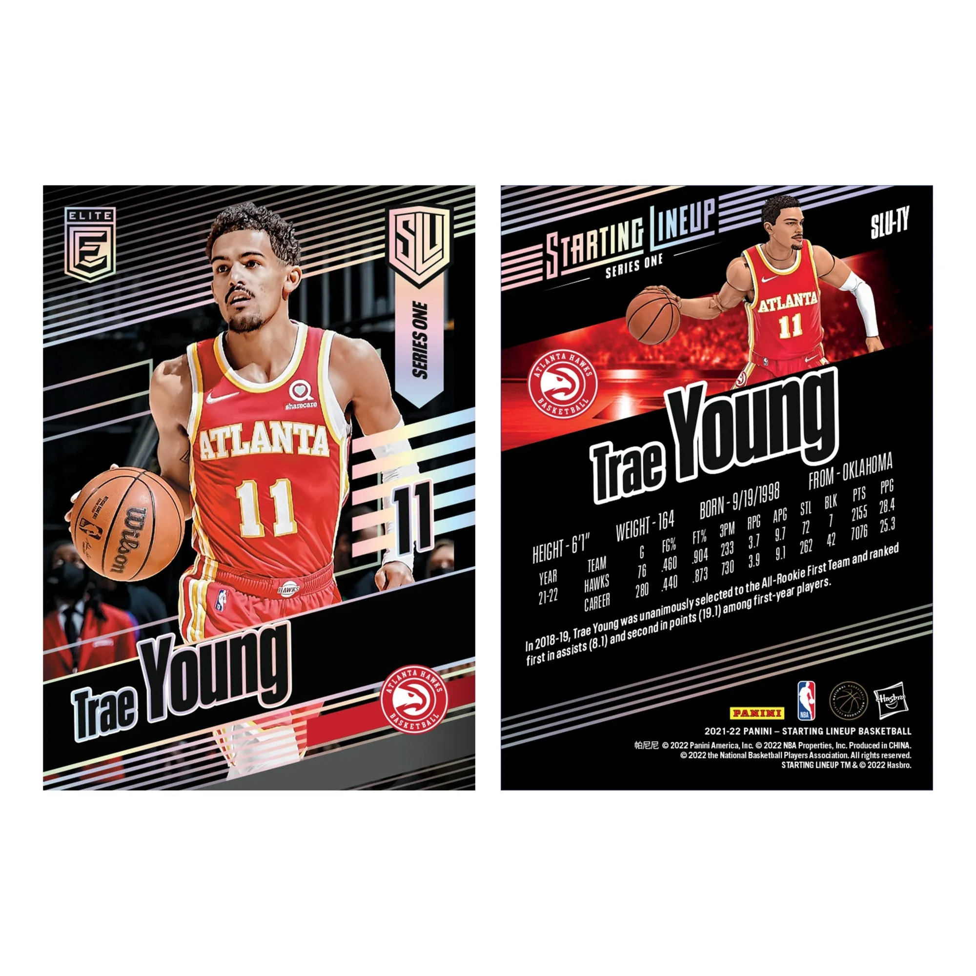 Hasbro Starting Lineup NBA Series 1 Trae Young Figure