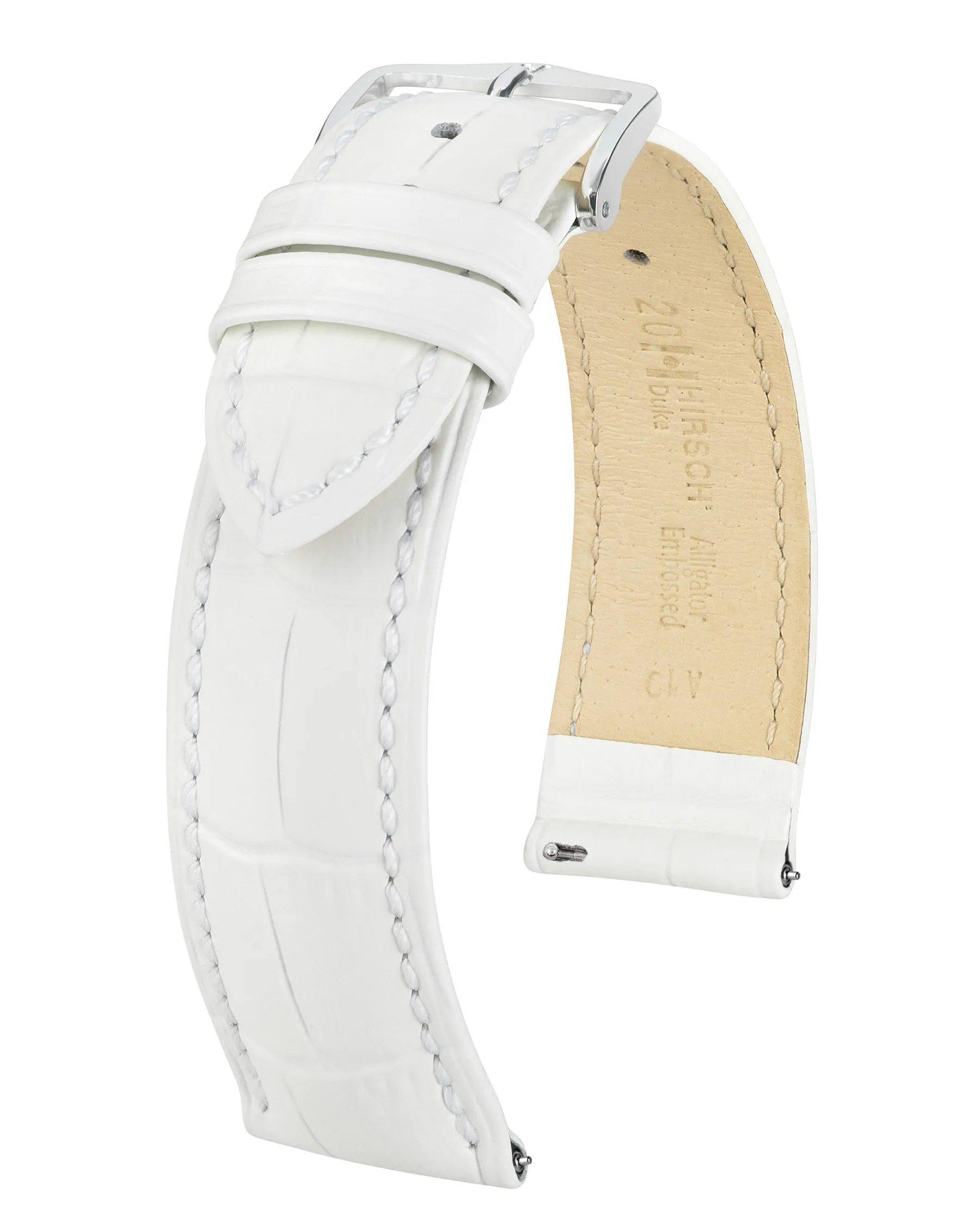 HIRSCH DUKE Alligator Embossed Calfskin Watch Strap  010 28