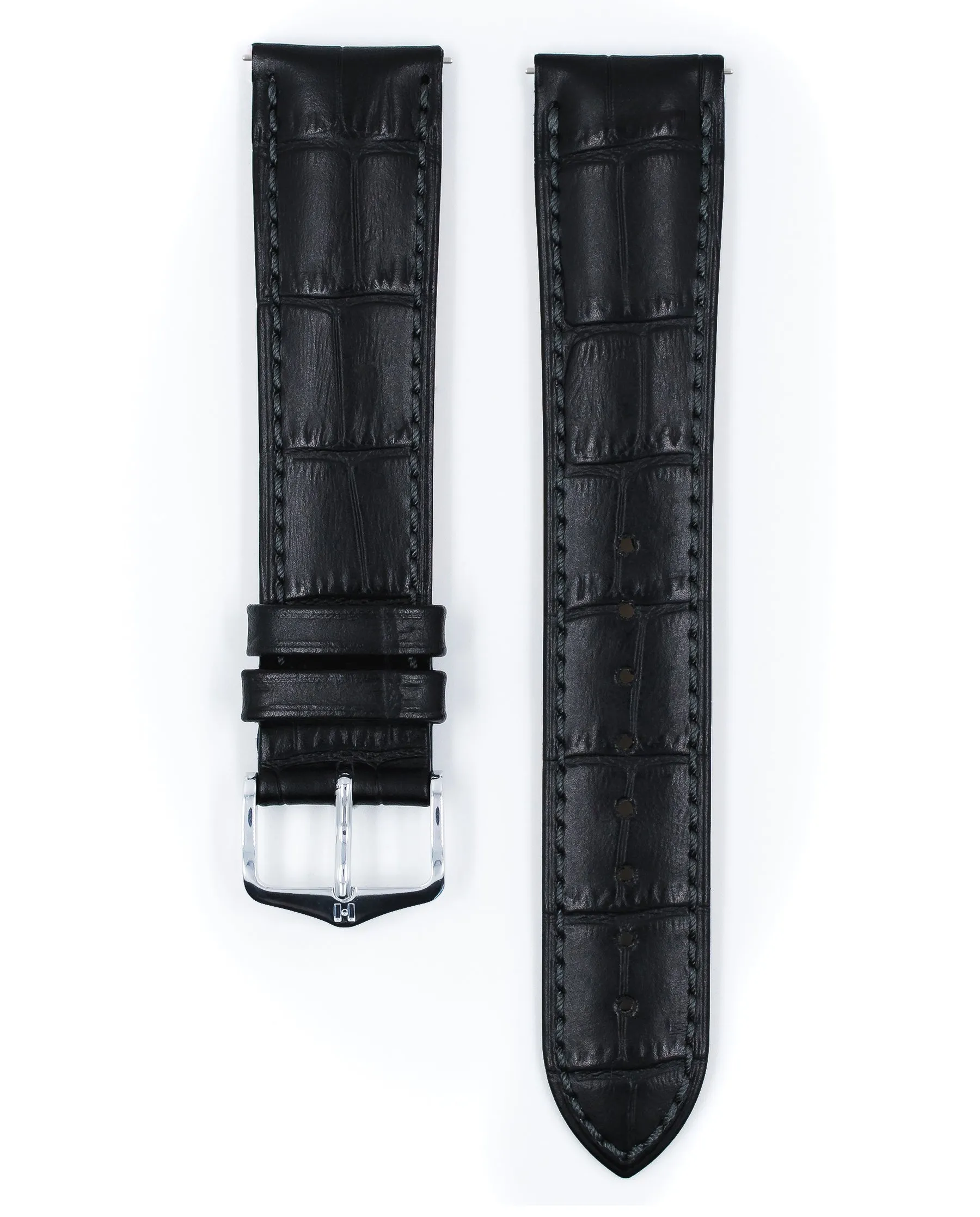 HIRSCH DUKE Alligator Embossed Calfskin Watch Strap  010 28