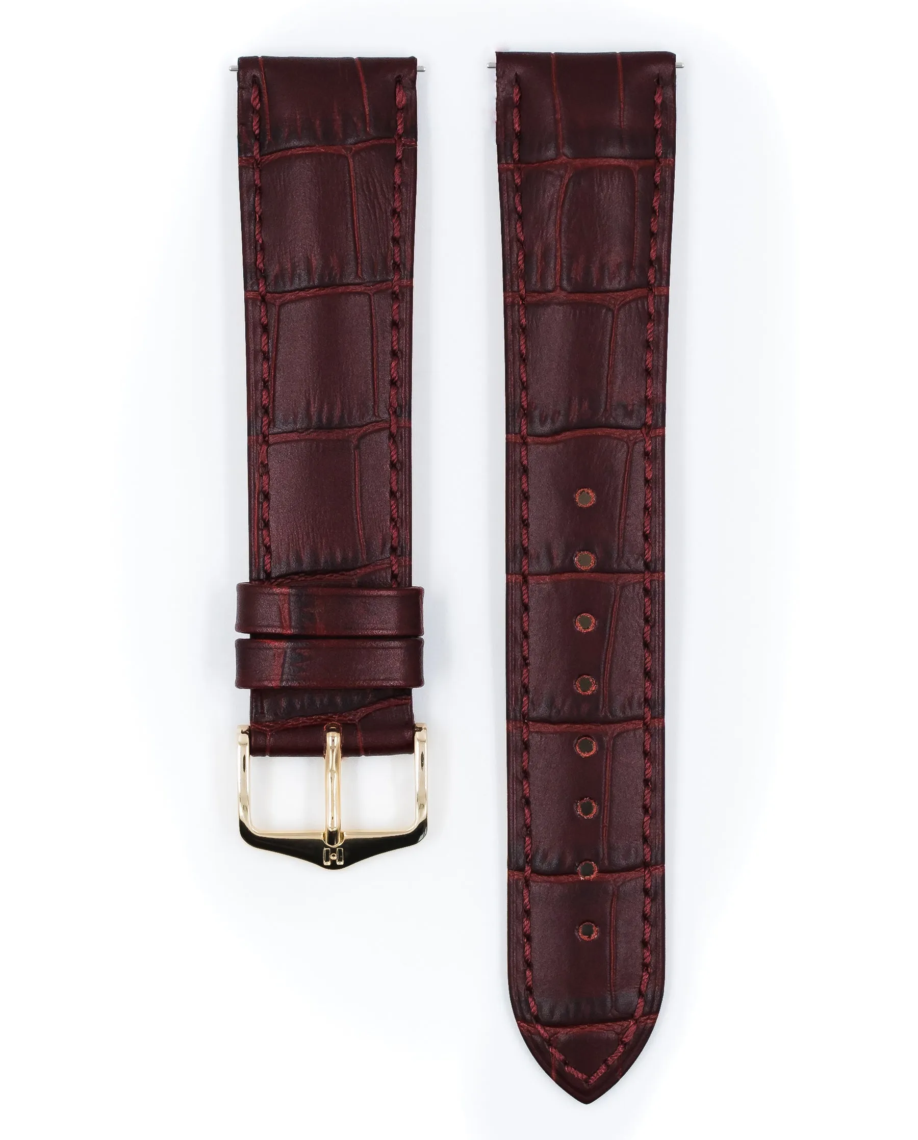 HIRSCH DUKE Alligator Embossed Calfskin Watch Strap  010 28