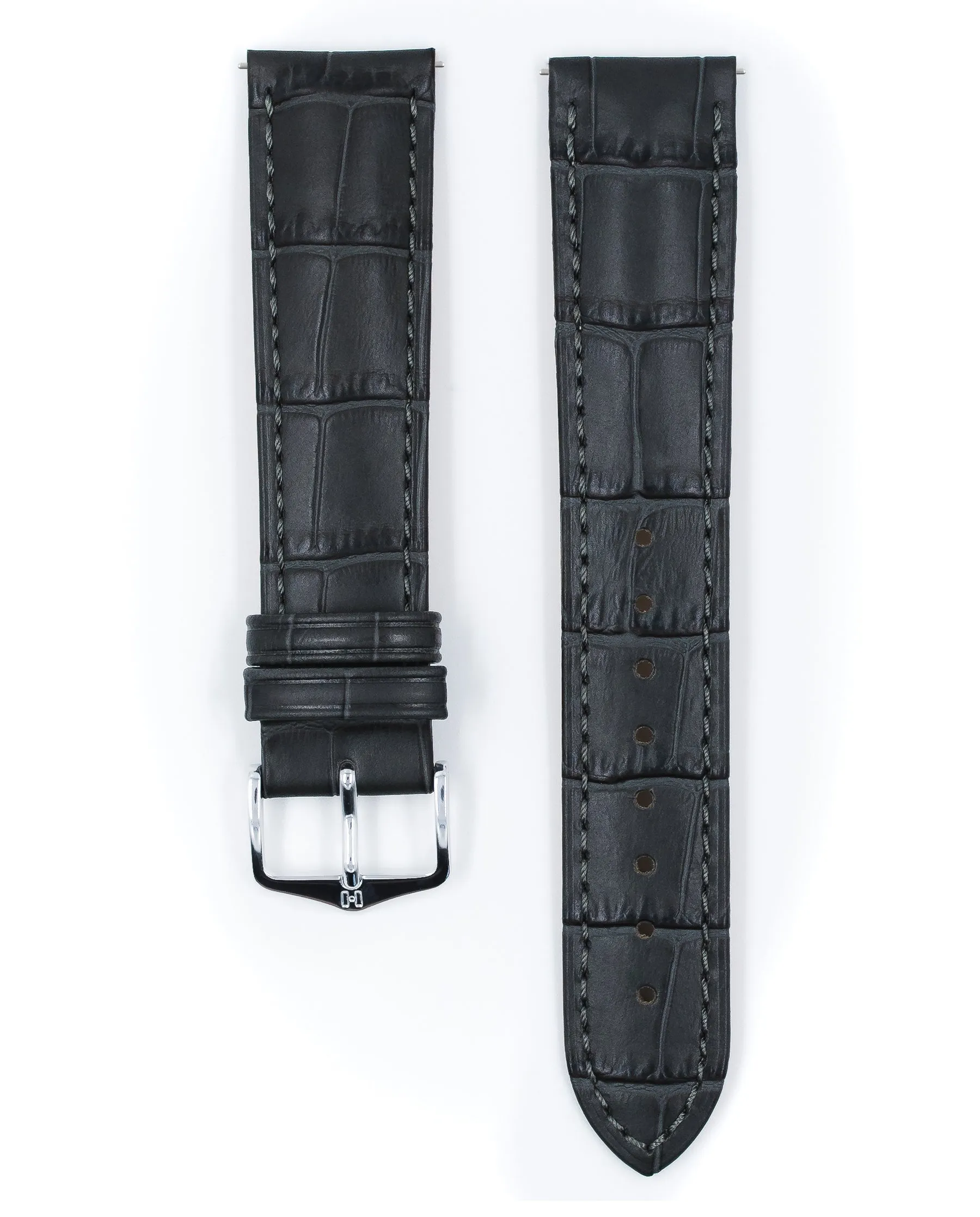 HIRSCH DUKE Alligator Embossed Calfskin Watch Strap  010 28