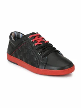 Hitz Black Lace-up Luxure Shoes