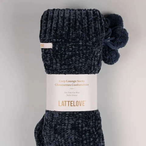 LatteLove Chenille Slipper Sock