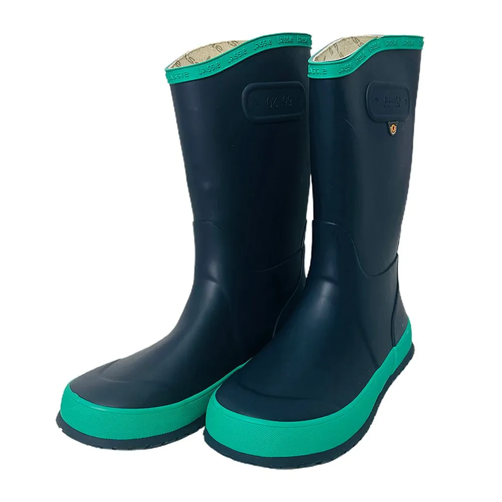 Mr. Richard Curve ,  Flexible Rubber Rain Gumboots for Toddlers and Kids