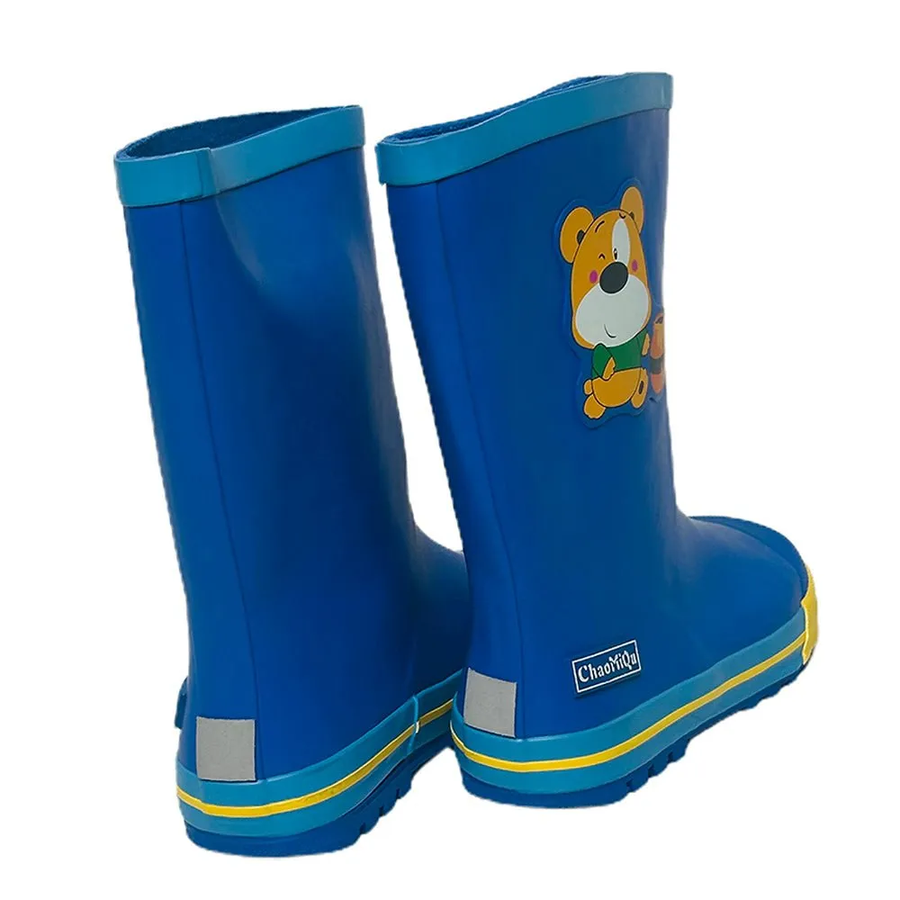 Mr. Ted Thomas,  Flexible Rubber Rain Gumboots for Toddlers and Kids