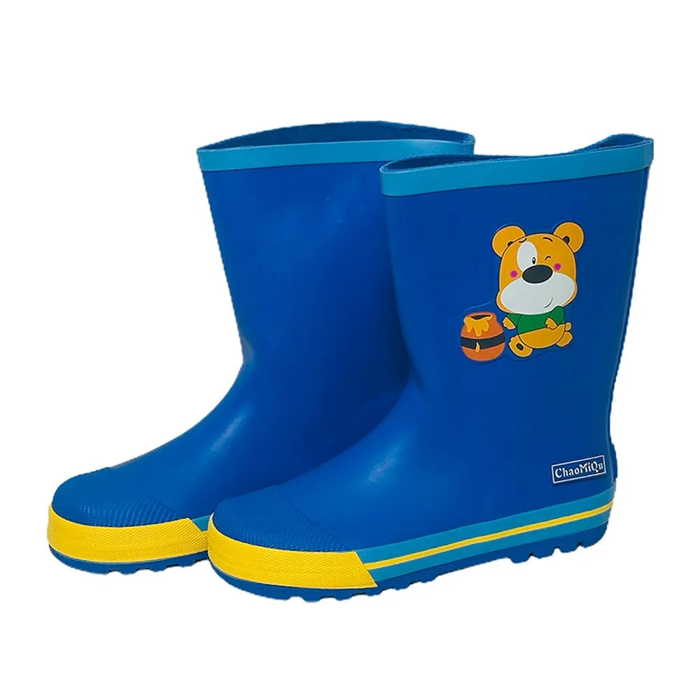 Mr. Ted Thomas,  Flexible Rubber Rain Gumboots for Toddlers and Kids