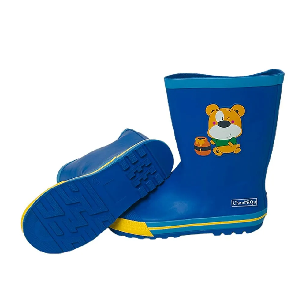 Mr. Ted Thomas,  Flexible Rubber Rain Gumboots for Toddlers and Kids